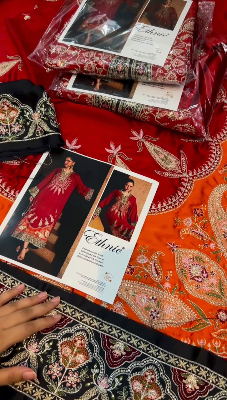 Beautiful Ethnic silk Article 2pc