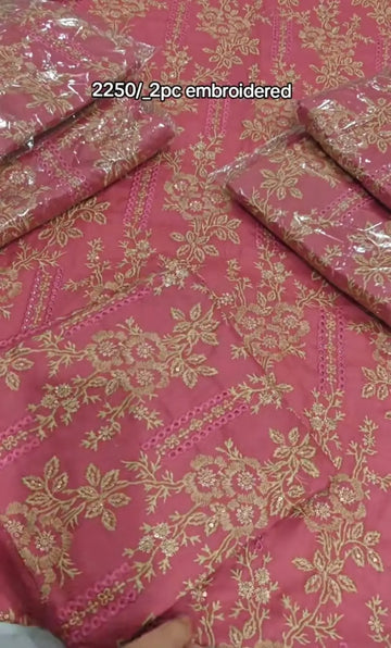 2 Piece Embroidered Lawn My Store