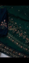 Maria.B Silk 3 Piece Embroidered Suite My Store