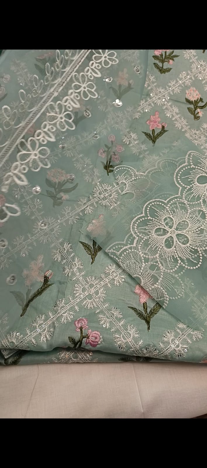 2 Piece - Embroidered Suit -  UNSTITCHED My Store